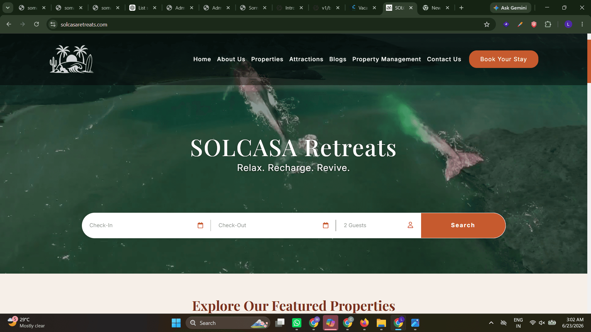 Solcasa Retreat